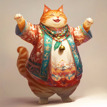 猫咪拟人形象设计
