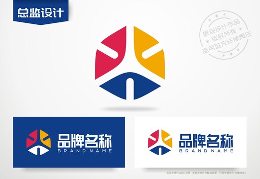 科技公司logo魔方标志