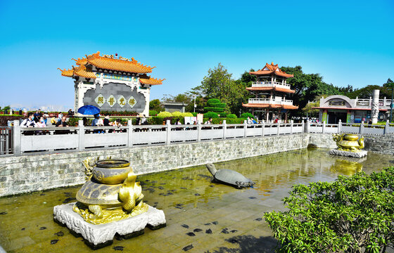 中国传统文化宗教建筑金龟