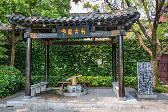 江苏省宿迁项王故里景区的古建筑