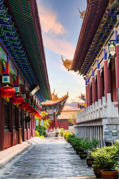 宿迁项王故里景区的真如禅寺