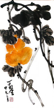写意葫芦装饰画