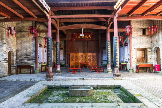 农耕时代私塾学堂