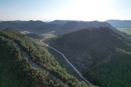 色山林秋景
