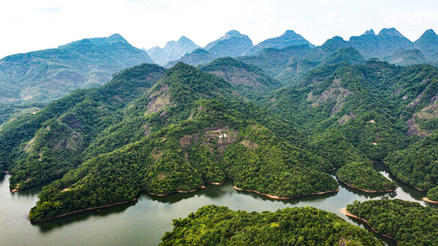 山川山脉山峰河流绿水青山