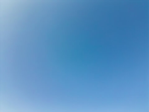 航拍纯净的天空