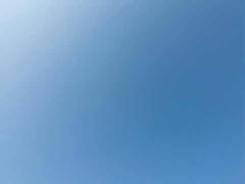 航拍纯净的天空