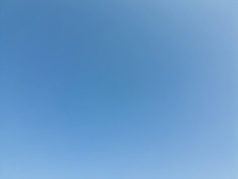 航拍纯净的天空