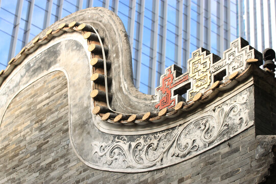 中式建筑屋檐