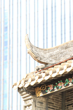 中式建筑屋檐