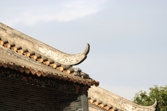中式建筑屋檐