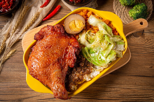 鸡腿饭