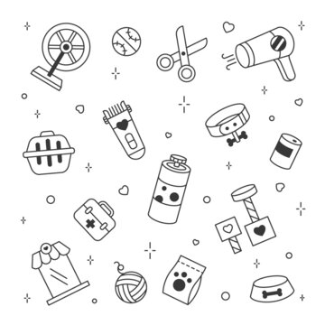 宠物用品背景底纹