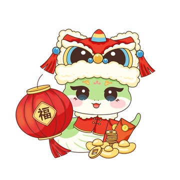 2025蛇年春节新年传统喜庆