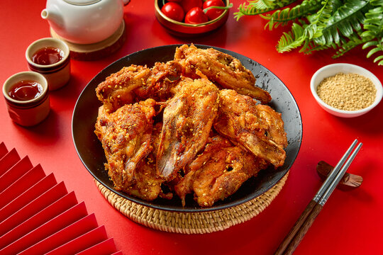 炸鸡骨架
