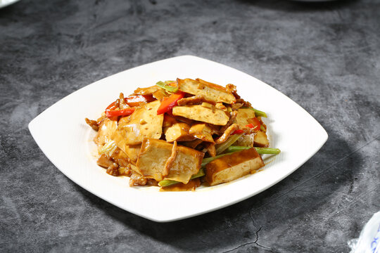 小炒豆干