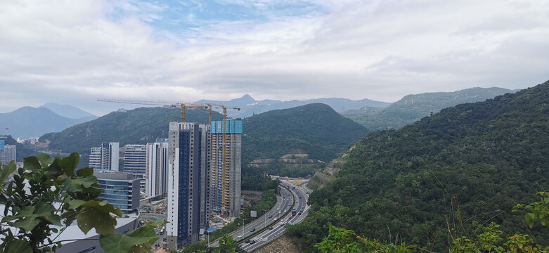 山上远眺景观