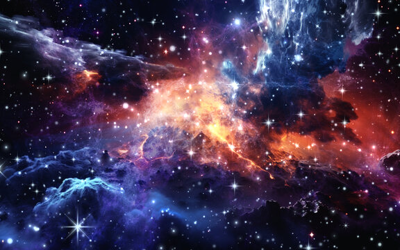 梦幻炫彩星空顶星空灯箱软膜