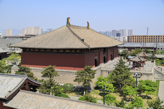 山西大同古城华严寺大雄宝殿