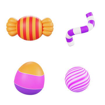 3D立体万圣节糖果