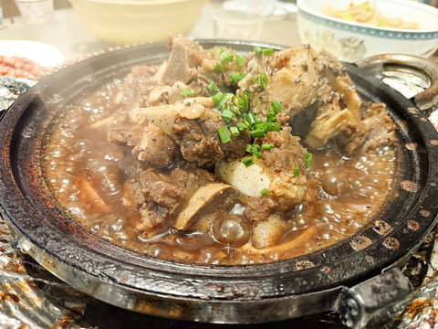 砂锅牛排