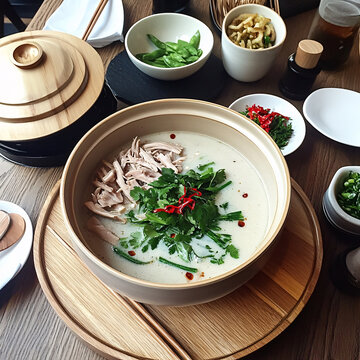 砂锅椰子鸡