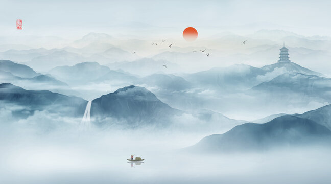 山水画