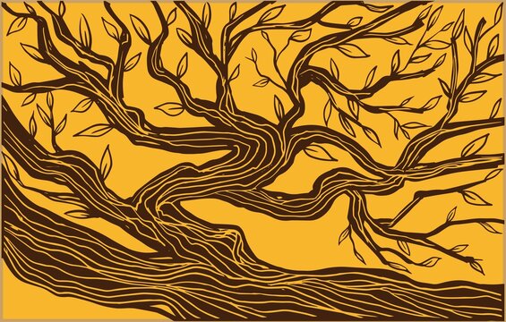 树插画