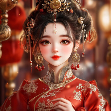 古风中式新娘