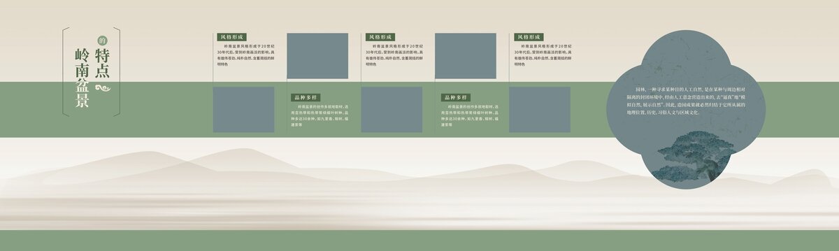 古典展厅展示背景墙
