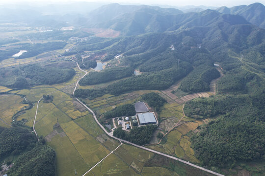 大山农村航拍