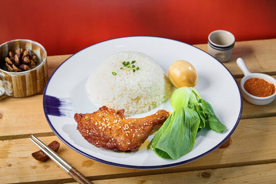 鸡腿饭