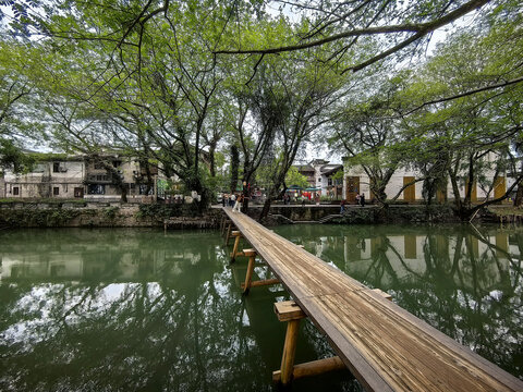 皖南风光西溪南古村落