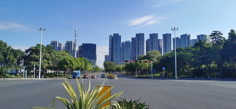 光明新城道路