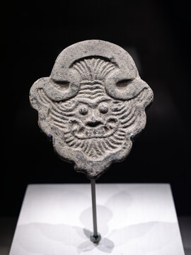 辽代兽面纹瓦当