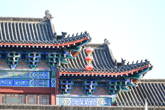 中式建筑飞檐翘角