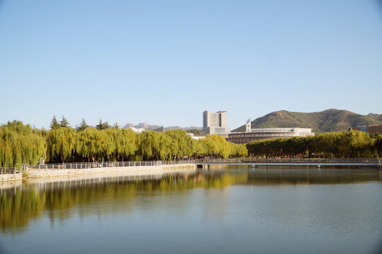 湖畔美景
