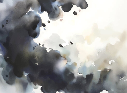 水彩水墨背景