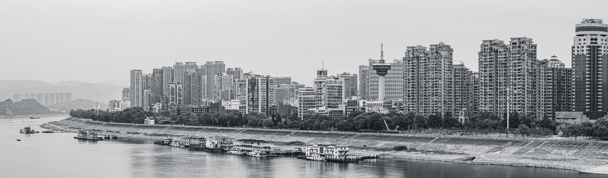 长江沿岸城市风景