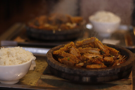 鸡排饭