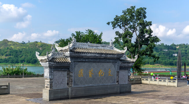 李庄沿江风光