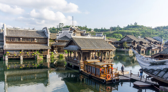 李庄古镇风光