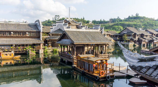 李庄古镇风光
