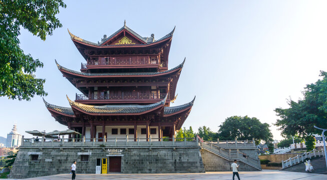 三江口夹镜楼