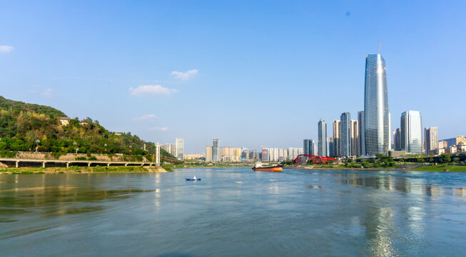 宜宾市三江口景观
