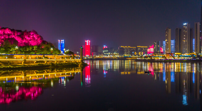 三江口夜景