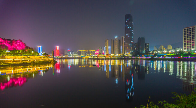 三江口夜景