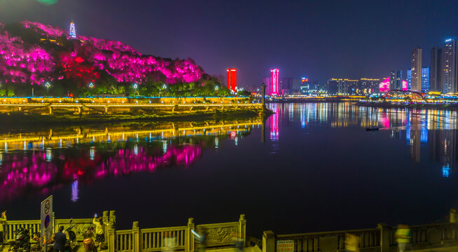 三江口夜景