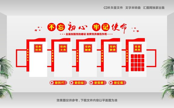 党建办公室布置文化墙