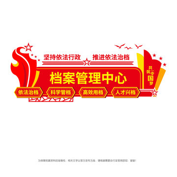 档案管理文化墙
